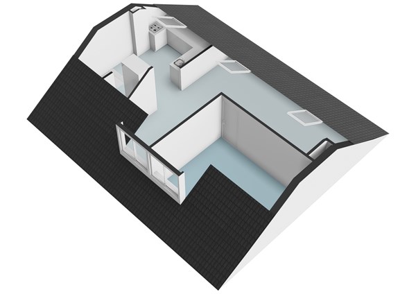 Floorplan - Ophelialaan 95B, 1431 HC Aalsmeer